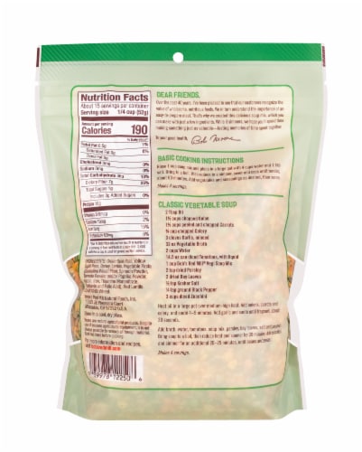Bob's Red Mill Vegi Soup Mix Perspective: back
