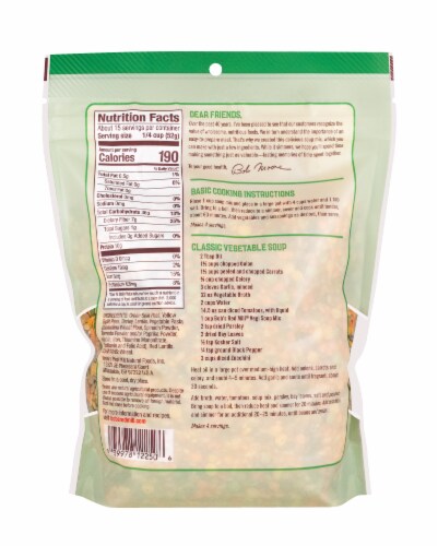 Bob's Red Mill Vegi Soup Mix Perspective: back