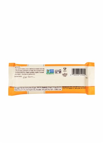 Bob's Red Mill Gluten Free Non-GMO Peanut Butter Honey & Oats Bob's Bar Perspective: back