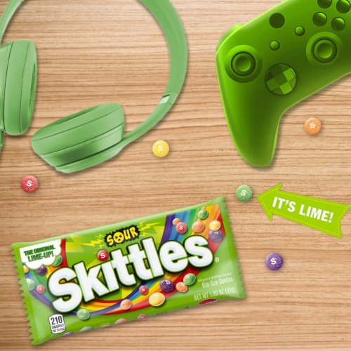 Skittles Sours St. Patricks Day Chewy Candy Pack Perspective: back