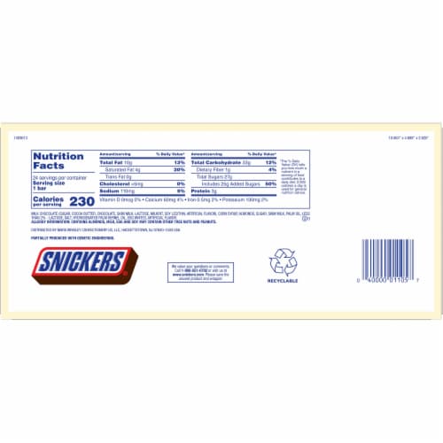 Snickers Almond Candy Bars, 24 ct / 1.76 oz - Smith’s Food and Drug