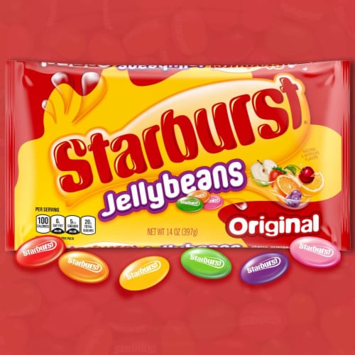 Starburst Original Easter Jelly Beans Chewy Candy Bag Perspective: back