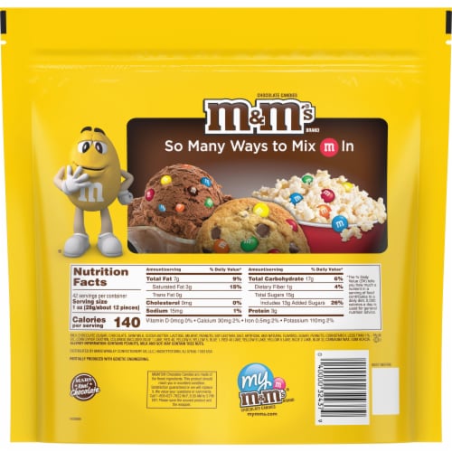 M&M'S Peanut Milk Chocolate Candy Party Size Bag, 38 oz - Kroger