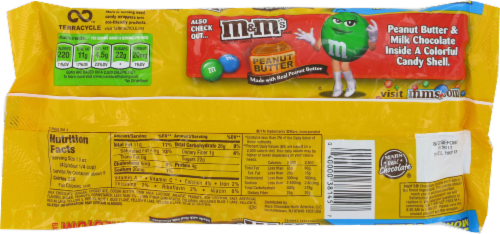 M&M's Peanut Milk Chocolate Candies Perspective: back