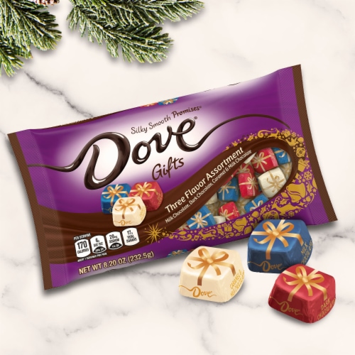 Dove Promises Christmas Assorted Chocolate Candy Gift Bag Perspective: back