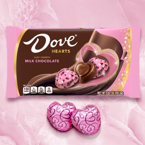 Dove Promises Valentine's Day Heart Chocolate Candy Bag Perspective: back
