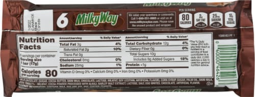 Nutrition Facts Milky Way Fun Size  