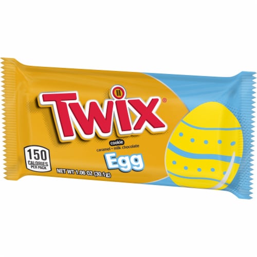 Twix® Caramel Easter Egg Candy Bar Perspective: back