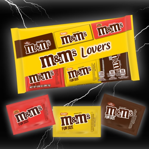 M&M'S Fun Size Milk Chocolate Candy Variety Pack Bulk Candy Bag,  55ct/30.35oz - Kroger