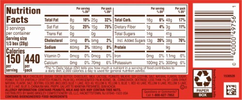 Peanut Butter M&M's® Perspective: back