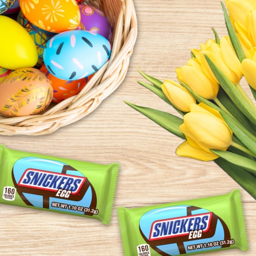 Snickers Easter Eggs Caramel Chocolate Candy Multi-Pack Perspective: back
