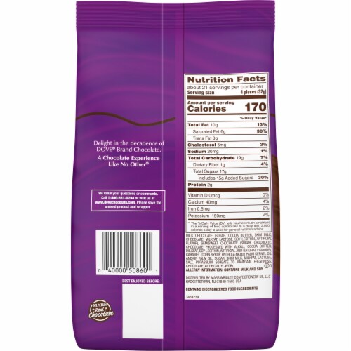 DOVE PROMISES Holiday Gifts Assorted Chocolate Christmas Candy Perspective: back