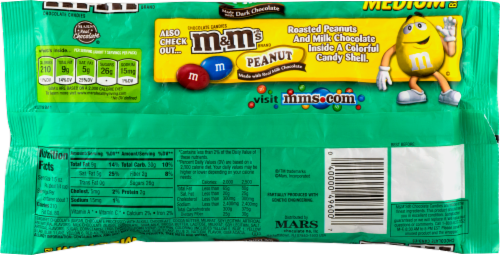 M&M New Flavor Chocolate Candy Sharing Size Pack (Mint)