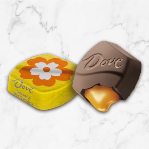 Dove Promises Easter Candy Caramel & Milk Chocolate Candy Assortment Bag Perspective: back