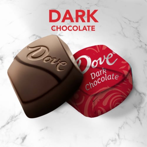 Dove Promises Individually Wrapped Dark Chocolate Candy Bag Perspective: back