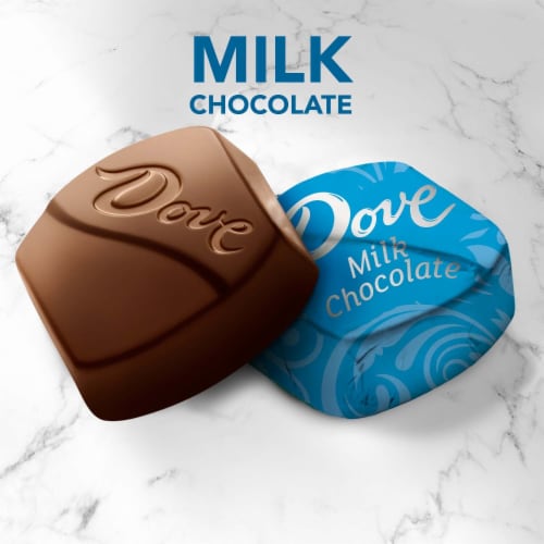 Dove Promises Individually Wrapped Milk Chocolate Candy Bag Perspective: back