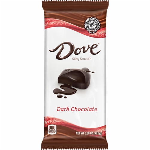Dove® Dark Chocolate Bar Perspective: back
