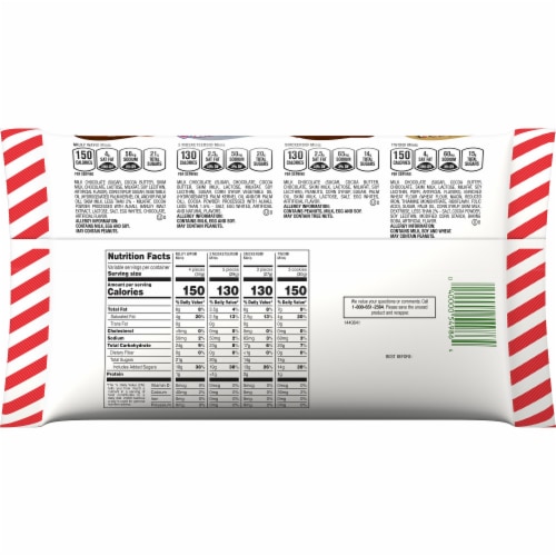 Snickers Twix Milky Way & 3 Musketeers Chocolate Minis Bars Holiday Candy Perspective: back