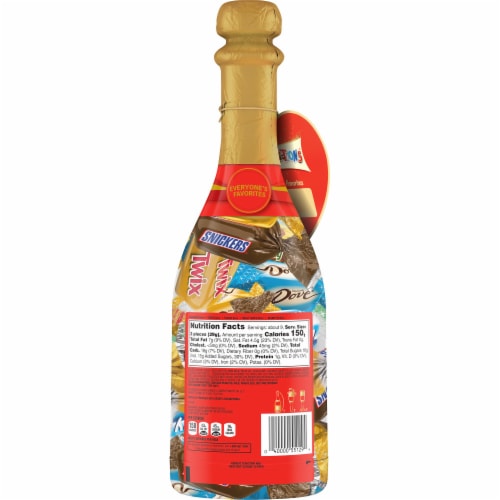 Celebrations Valentine's Chocolate Variety Bottle Perspective: back