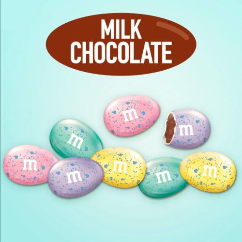 M&M'S Peanut Milk Chocolate Pastel Easter Candy Assortment Bag, 10 oz - QFC