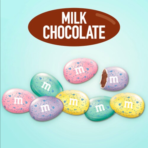 M&M'S Easter Eggs Milk Chocolate Candy Assortment Bag Perspective: back