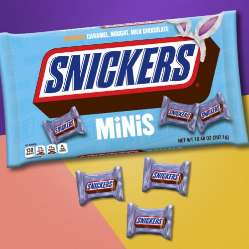 Snickers Easter Chocolate Candy Bar Assortment Bag Perspective: back