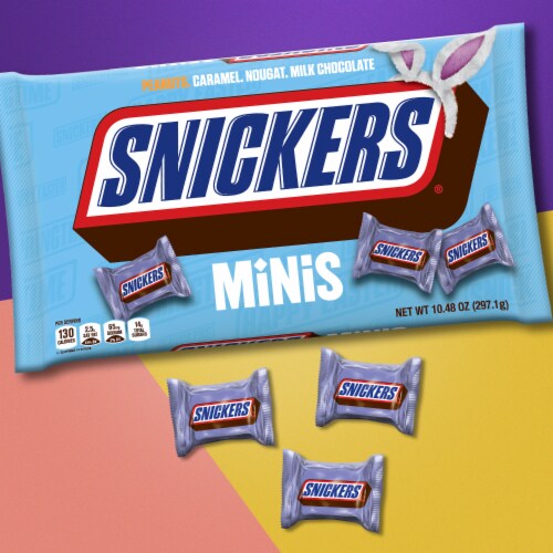 Snickers Easter Chocolate Candy Bar Assortment Bag Perspective: back