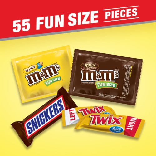 M&M'S & Snickers & Twix Fun Size Variety Pack Chocolate Candy Bars