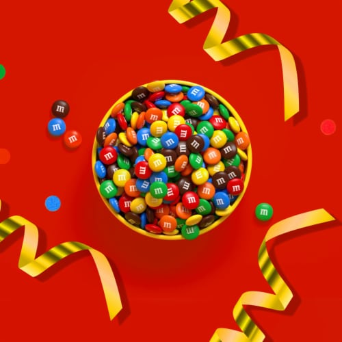 M&M'S MINIS Milk Chocolate Candy Family Size Perspective: back