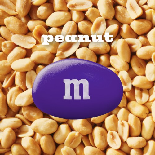 M&M'S Peanut Milk Chocolate Ghoul's Mix Chocolate Halloween Candy Bag Perspective: back