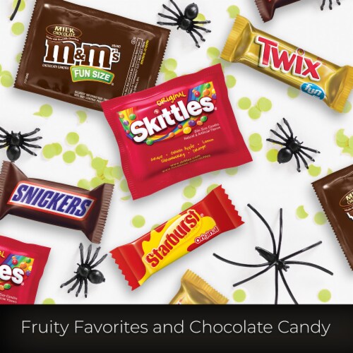 Mars Mixed Chocolate Halloween Stand Up Bag Perspective: back