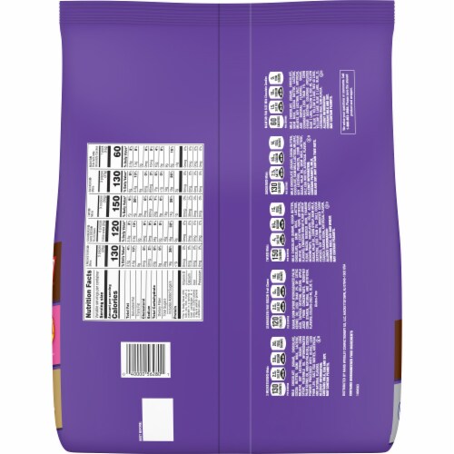 Mars Mixed Chocolate Variety Stand Up Pouch Perspective: back