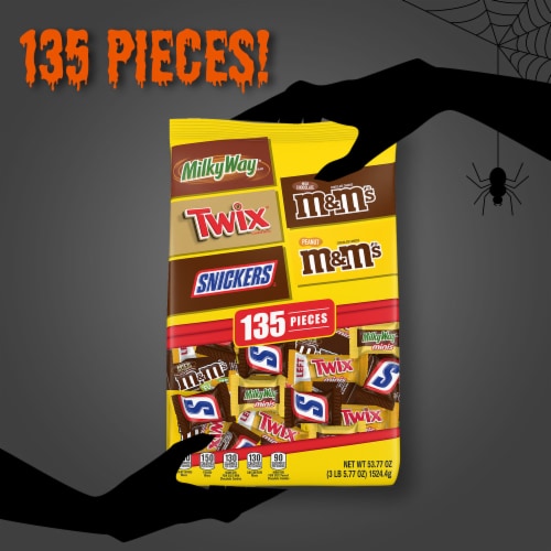 Mars Mixed Chocolate Variety Stand Up Pouch Perspective: back