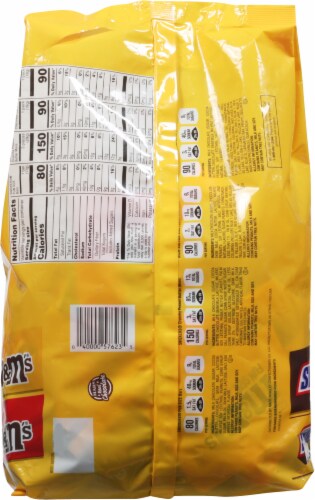 Mars Peanut & Peanut Butter Lovers Candy Bag Perspective: back