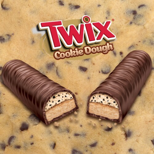 Twix Cookie Dough Milk Chocolate Bars Perspective: back