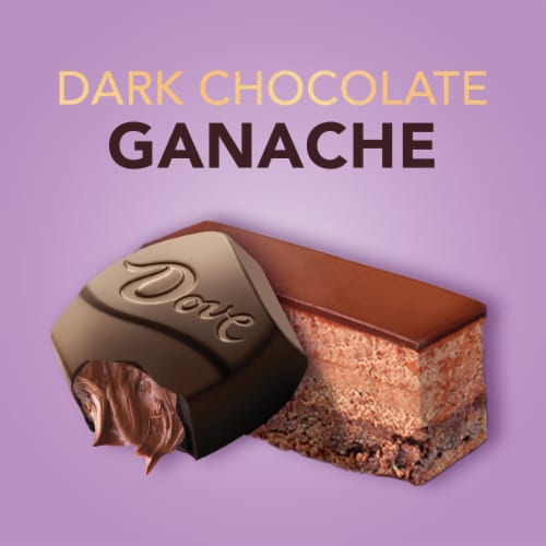 Dove Promises Dark Chocolate Ganache Valentine's Day Candy Bag Perspective: back