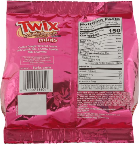 Twix® Cookie Dough Minis Perspective: back