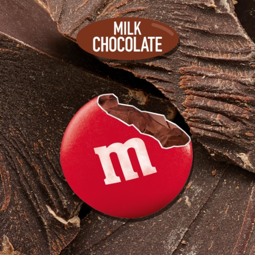 M&M’S Milk Chocolate Candy Valentines Day Gift Heart Box Perspective: back