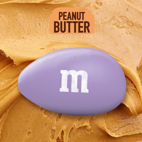 M&M'S Peanut Butter Eggs Pastel Blend Easter Candy Bag Perspective: back