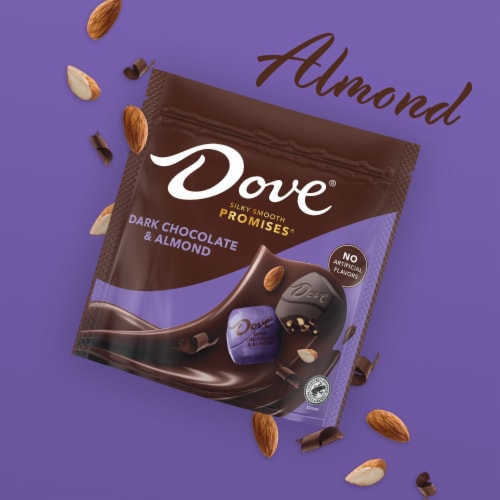 Dove Promises Dark Chocolate Almond Easter Candy Bag Perspective: back