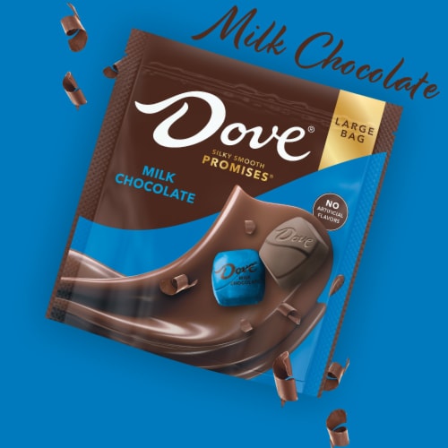 Dove Promises Milk Chocolate Large Bag Easter Candy Bag Perspective: back