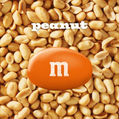 M&M'S Peanut Milk Chocolate Halloween Mix Chocolate Candy Bag Perspective: back