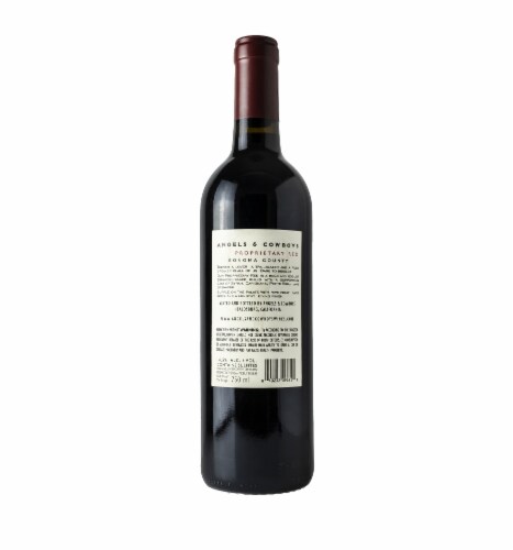 Angels & Cowboys Proprietary Red Blend Wine Perspective: back