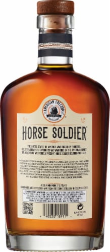 Horse Soldier® Straight Bourbon Whiskey Perspective: back