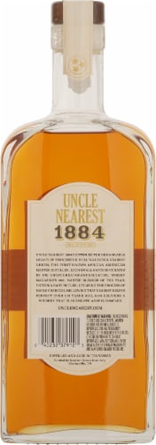 Uncle Nearest 1884 Whiskey Perspective: back