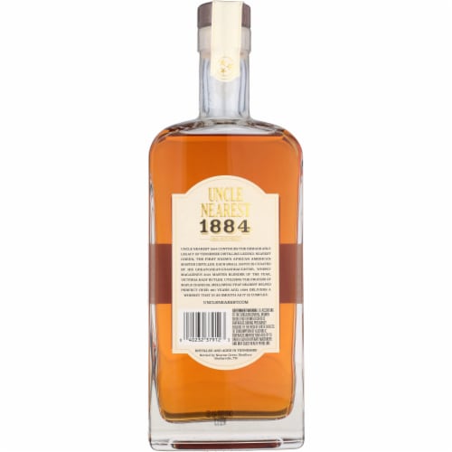 Uncle Nearest 1856 Premium Whiskey Perspective: back