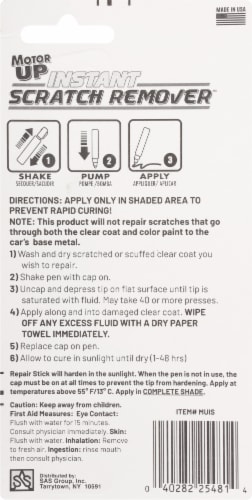 Motor Up Liquid Clear Scratch Remover Perspective: back