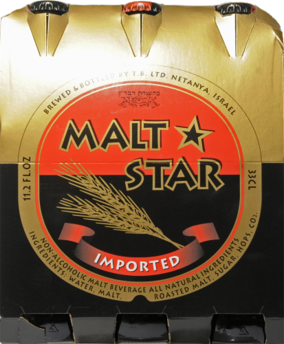 Malt Star Non-Alcoholic Beer Perspective: back