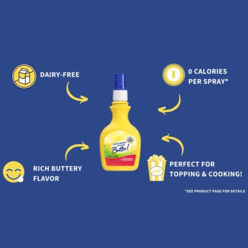 I Can’t Believe It’s Not Butter! Original Spray Perspective: back