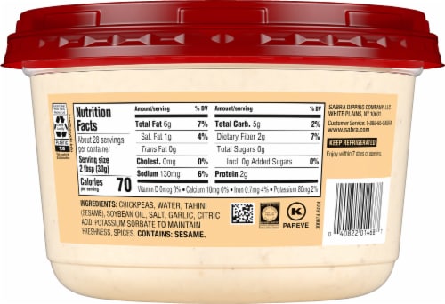 Sabra® Classic Hummus Perspective: back